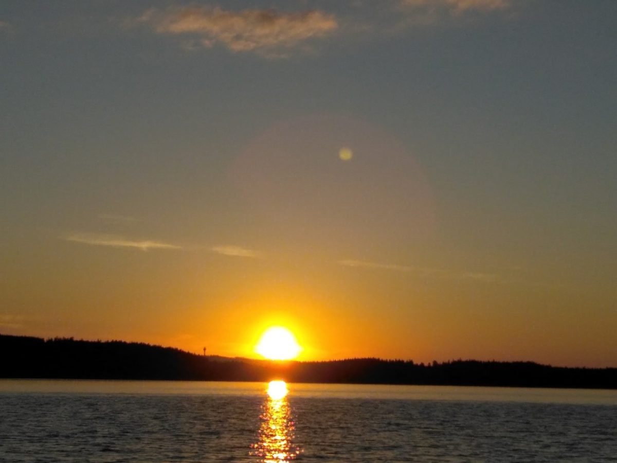 Kuva auringon laskusta.