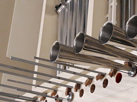 Urkupillejä Kaupunginkirkossa.